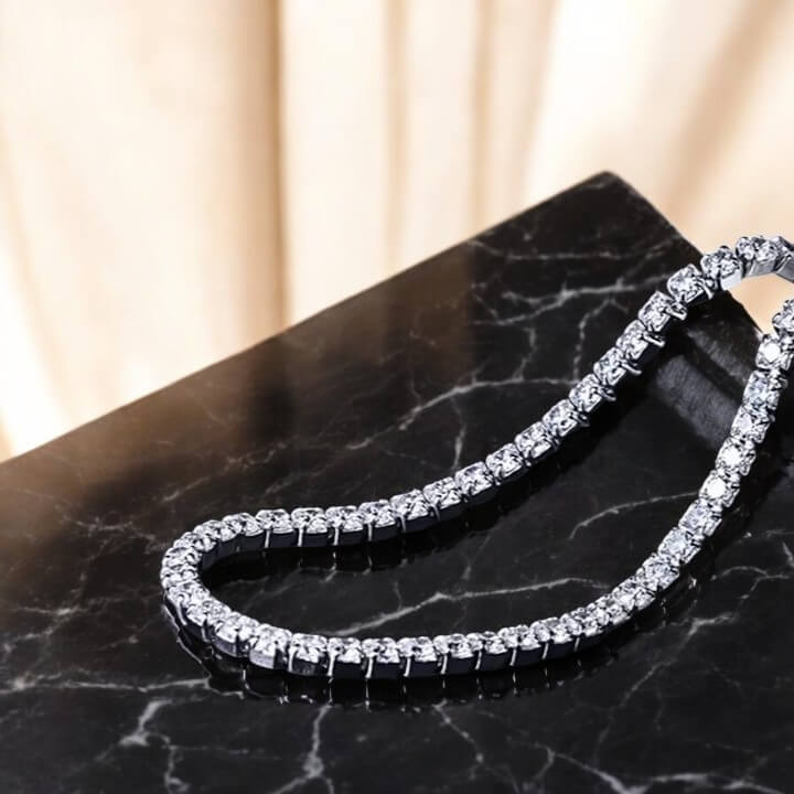 Noctessa - Alvora 925 sterling bracelet bridal jewelry elegant gift for her