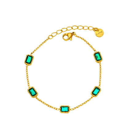 Alvora Avaris Gold Bracelet | 18K Gold Waterproof Minimal Jewelry 