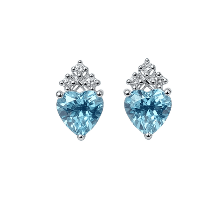 Alvora Bluemira Stud Earrings | Vintage Silver Modern Minimal Jewelry