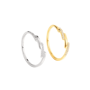 Alvora Calvéra Ring – Minimal Gold & Silver Waterproof Ring, Modern Jewelry