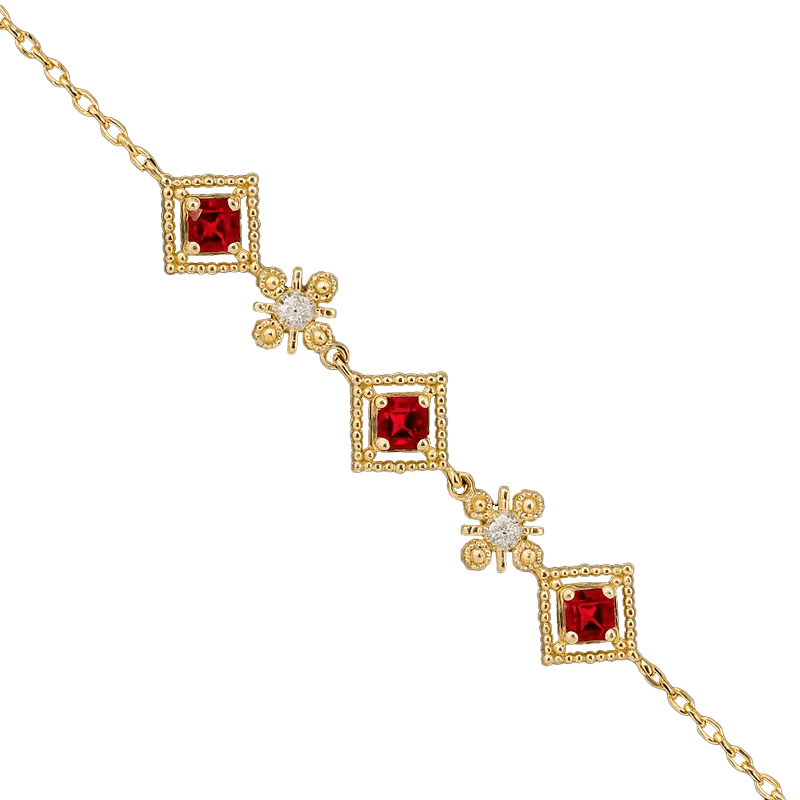 Alvora Crimora Vintage Royal Bracelet – Elegant Gold Jewelry