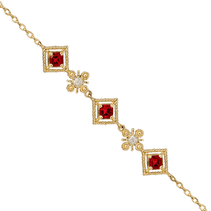Alvora Crimora Vintage Royal Bracelet – Elegant Gold Jewelry