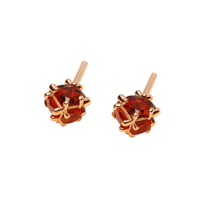 Alvora Emberlyn Silver Stud Earrings – Modern Vintage Jewelry