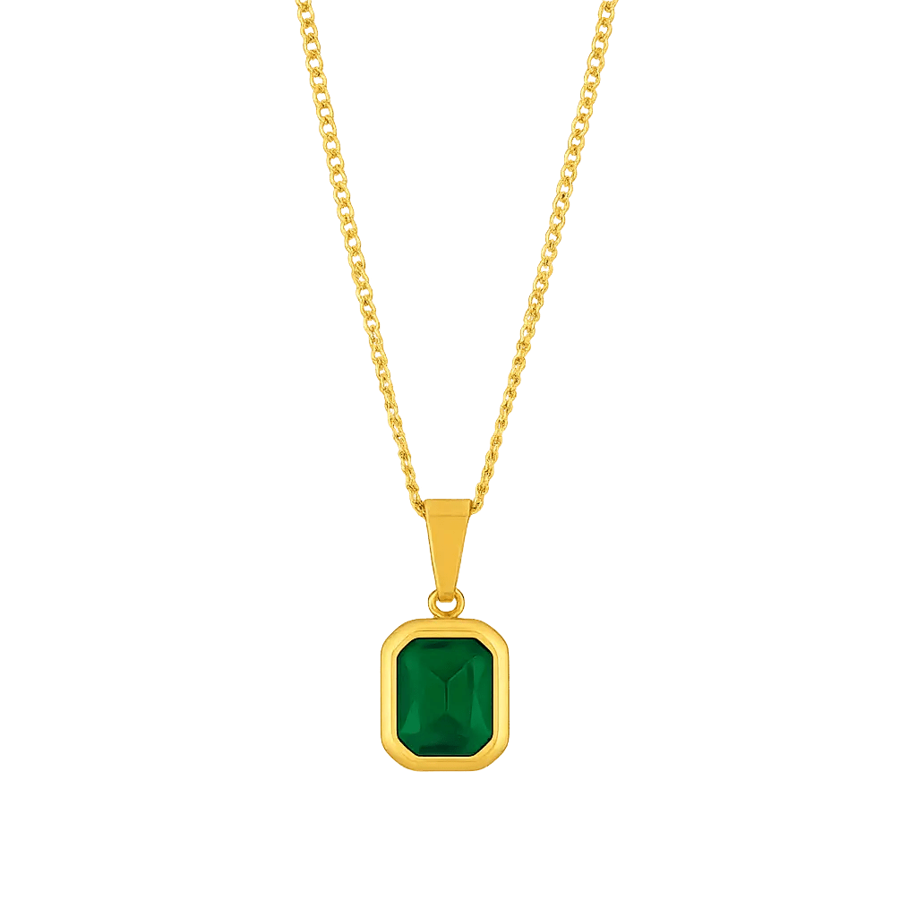 Alvora Emerisse Necklace – 18k Gold Waterproof Elegance jewelry