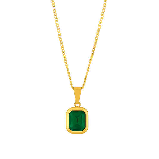 Alvora Emerisse Necklace – 18k Gold Waterproof Elegance jewelry