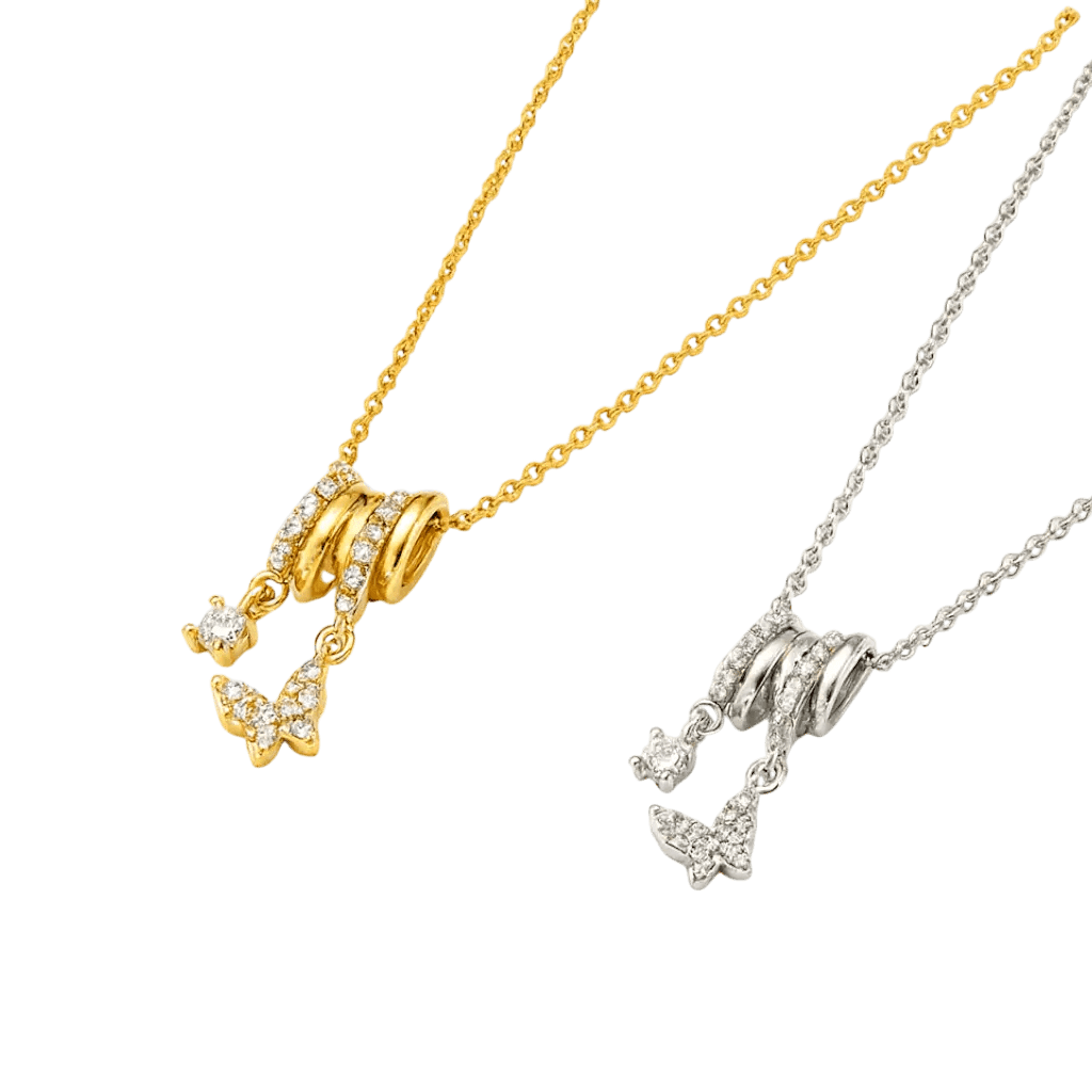 Alvora Fayloria Butterfly Necklace | Waterproof & Tarnish-Free Charm Jewelry