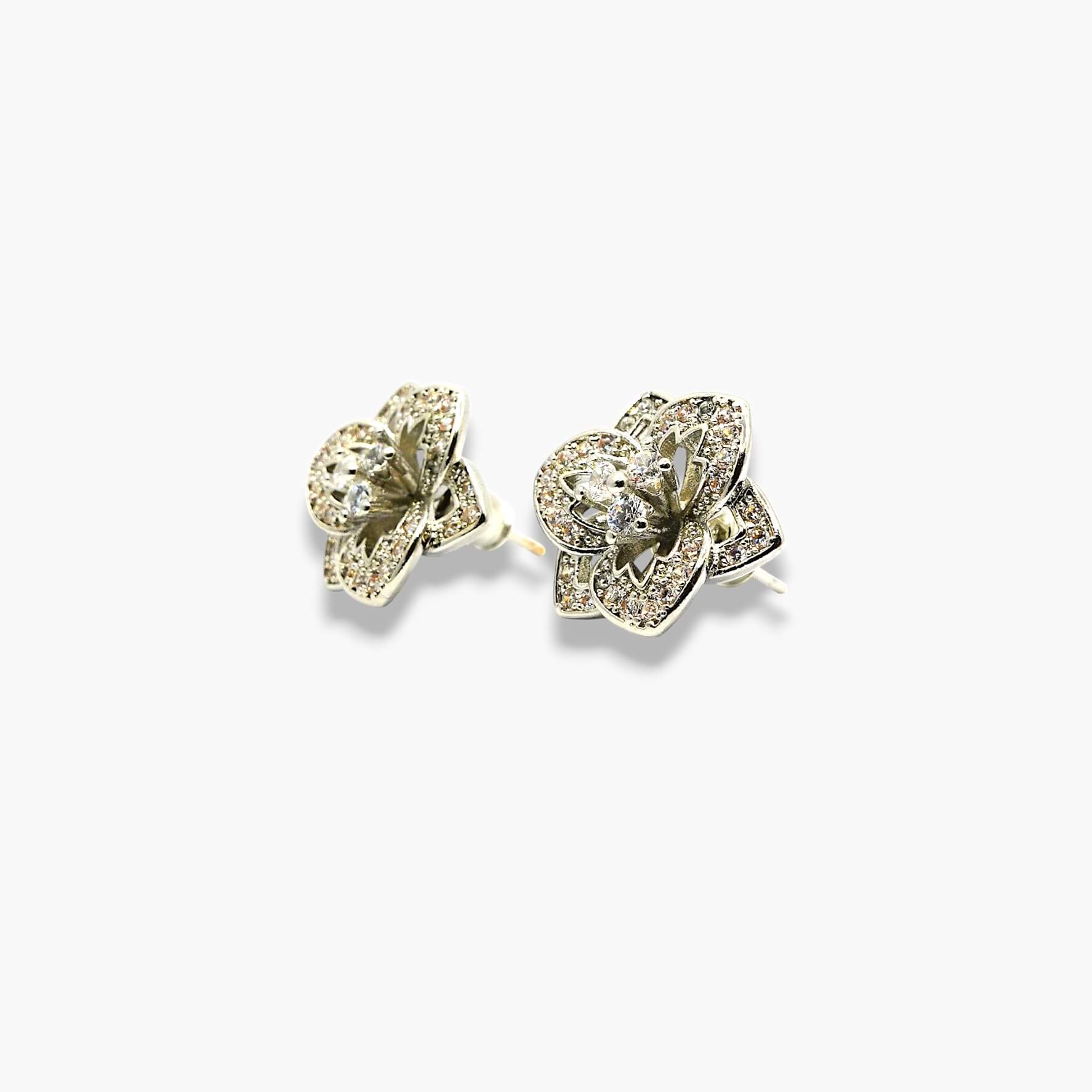 Fleuron Silver earring - Alvora