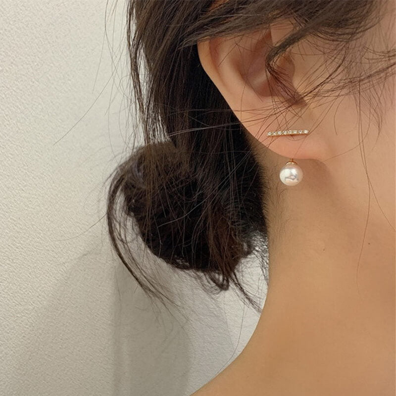 Ivorya - Alvora gift for her gold pearl earrings luxury gift for her