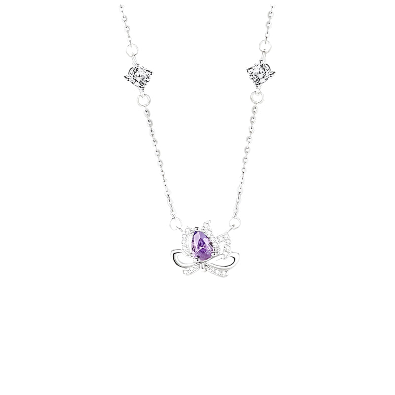 Loturel N Silver Necklace- Alvora