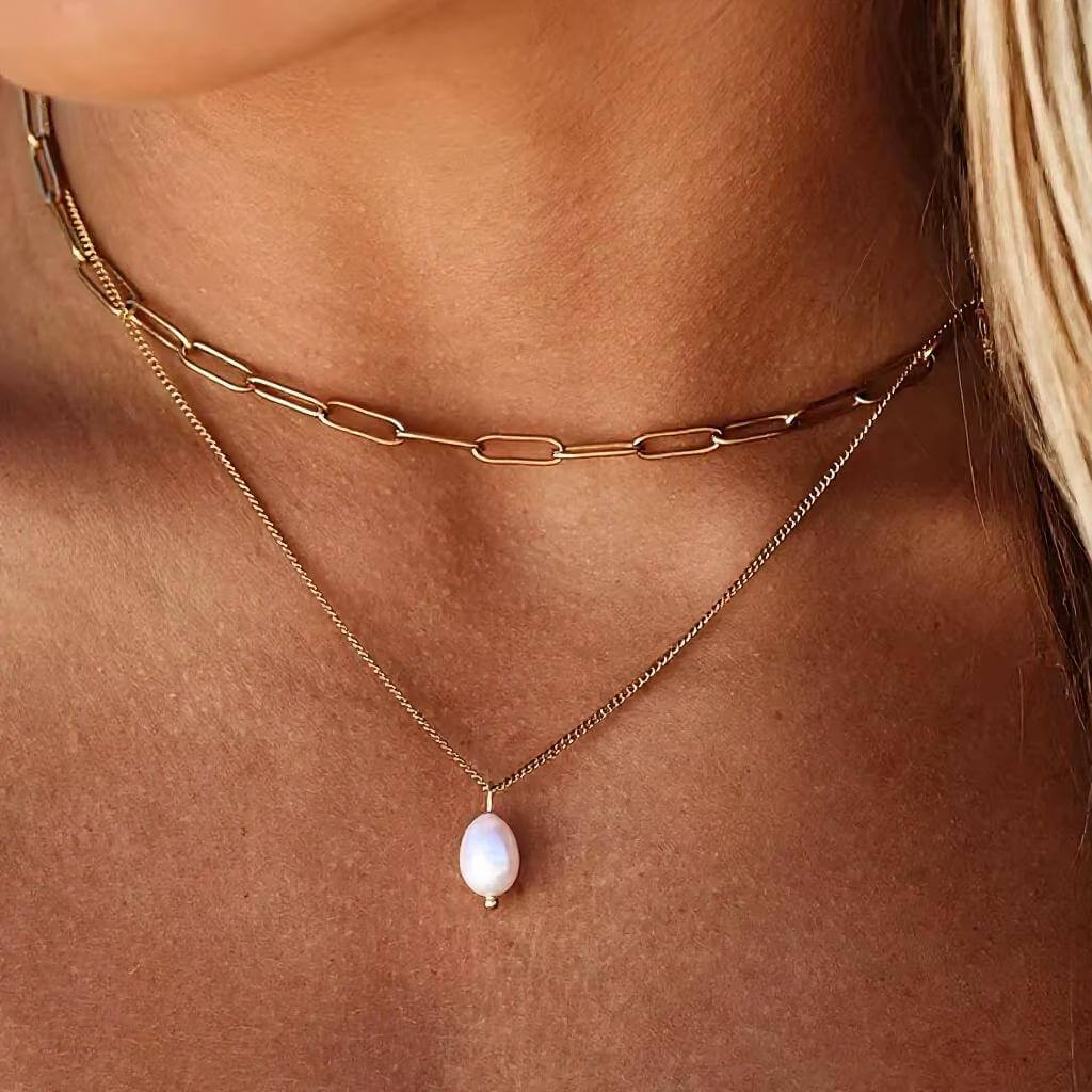 Mirella - Alvora #skinfriendlyjewelry #waterproofjewelry 18k gold plated jewelry