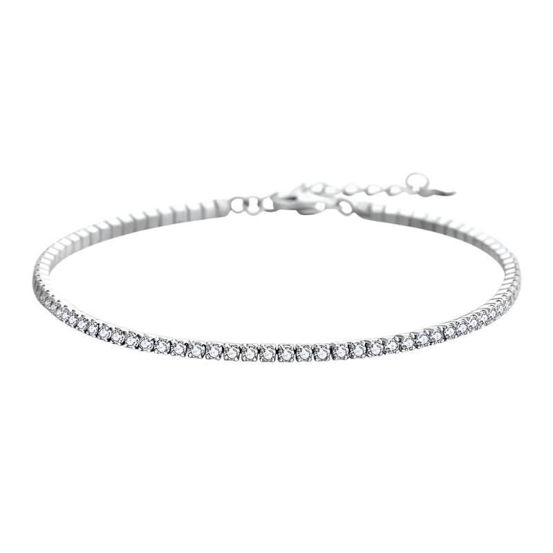 Noctessa - Alvora 925 sterling bracelet bridal jewelry elegant gift for her