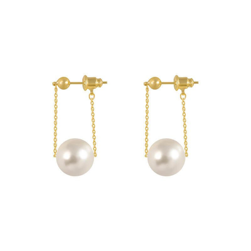 Olyssa - Alvora elegant pearl jewelry gift for her modern pearl drop
