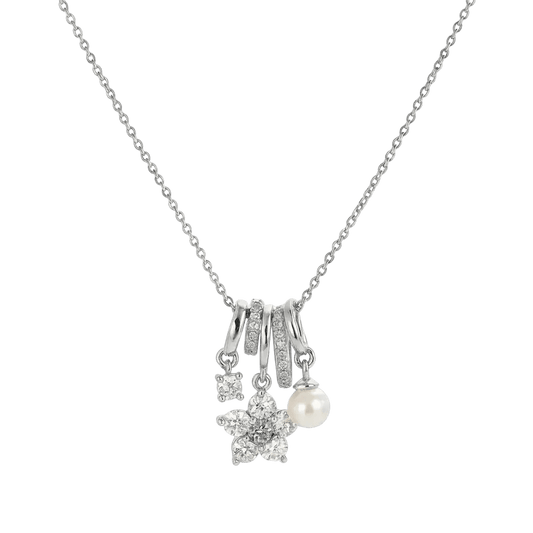 Alvora Petalisse Silver Necklace – Waterproof, Tarnish-Free & Skin-Friendly