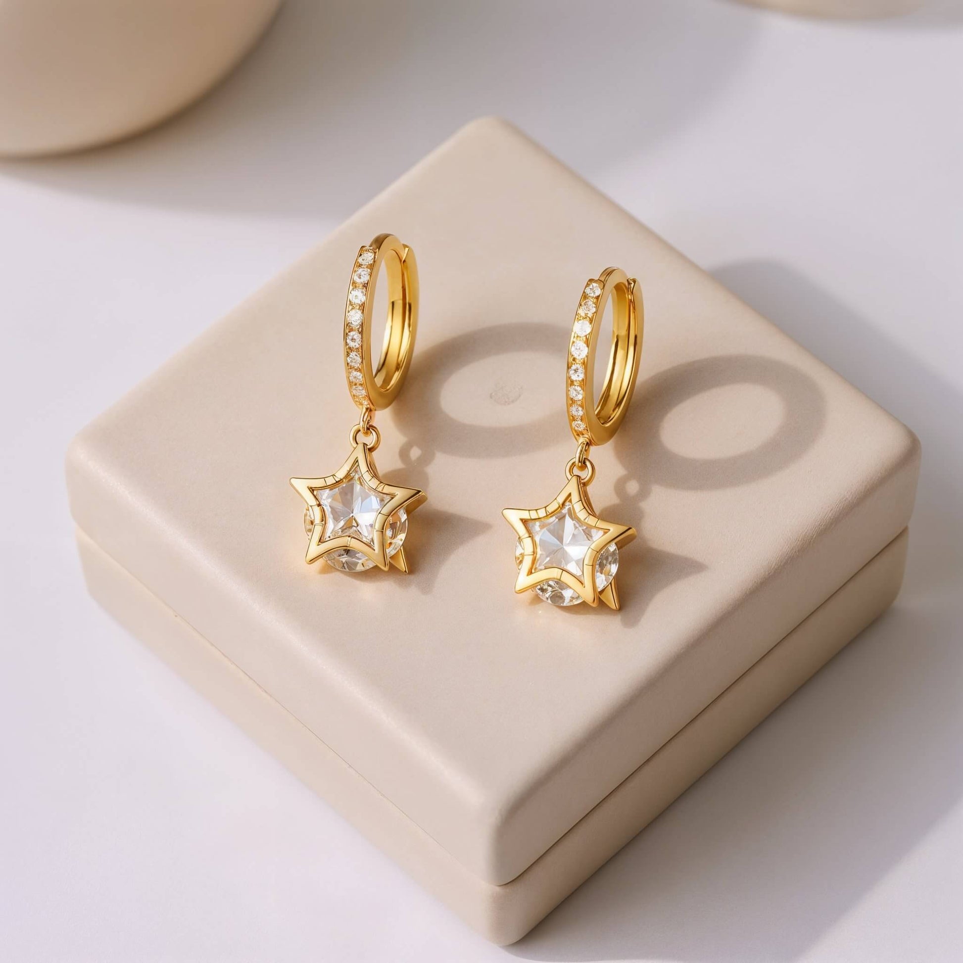 Starlette Gold Earrings- Alvora