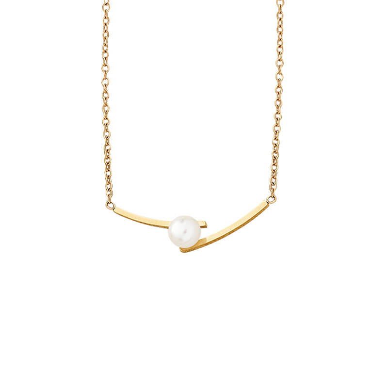 Thalina - Alvora #MinimalPearl #ModernElegance #PearlPendant