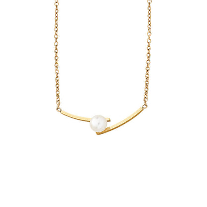 Thalina - Alvora #MinimalPearl #ModernElegance #PearlPendant