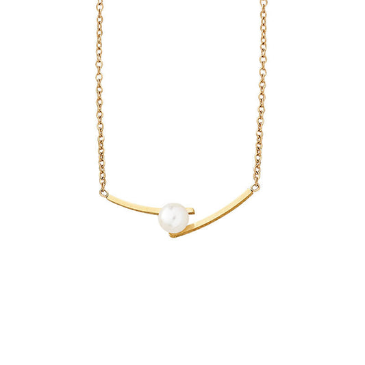 Thalina - Alvora #MinimalPearl #ModernElegance #PearlPendant