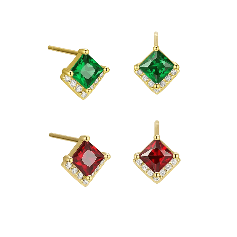 Alvora Verdessa Earrings – Vintage Gold & Silver, Modern Elegance 