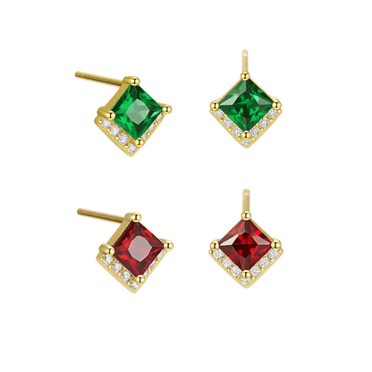 Alvora Verdessa Earrings – Vintage Gold & Silver, Modern Elegance 