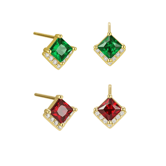 Alvora Verdessa Earrings – Vintage Gold & Silver, Modern Elegance 